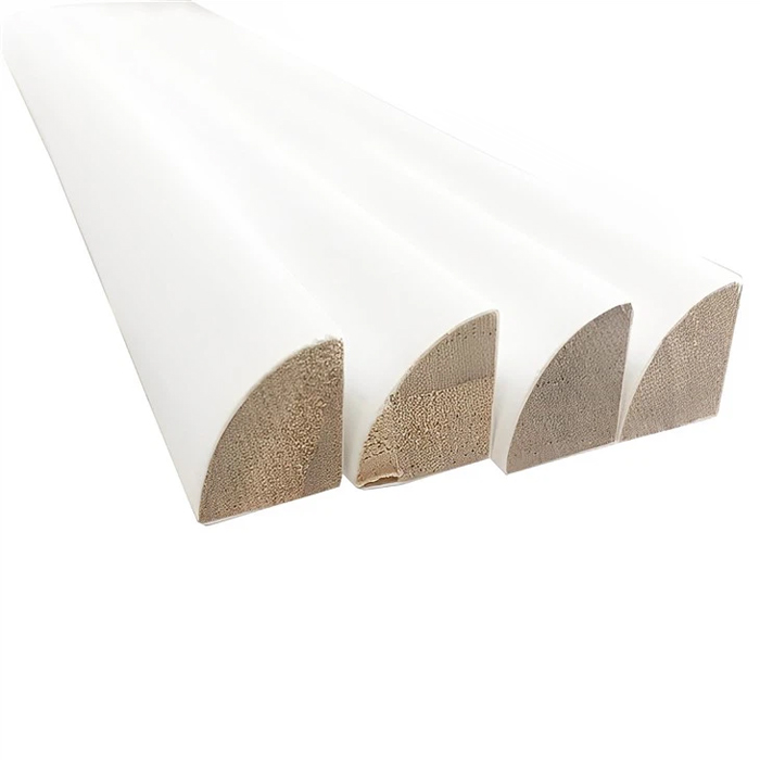 White Primed Pine Half Round Moulding