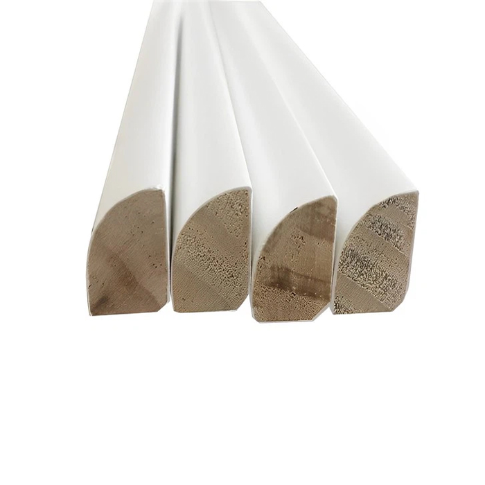 White Primed Pine Half Round Moulding