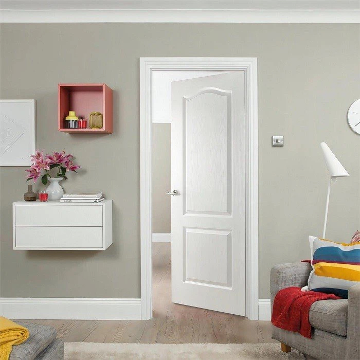 Smooth HDF Interior Molded White Door